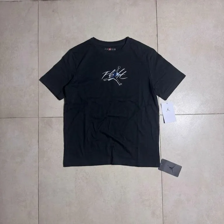 Air Jordan Flight Tee "Black" Niño || 𝒌𝒖𝒔𝒕𝒐𝒎